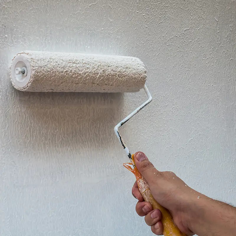 Streichen einer Wand